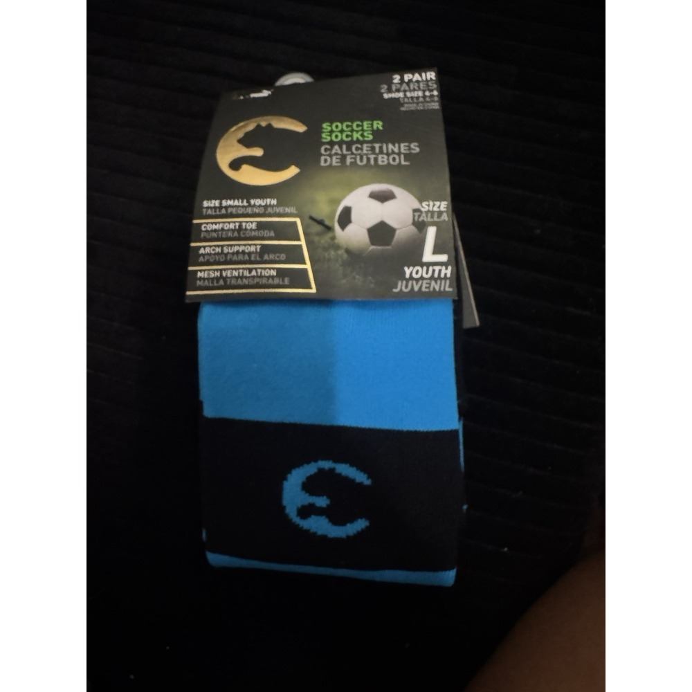 Puma Procat Soccer Socks Youth Size LARGE Performance 2 Pair Pack